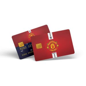 Manchester united card sticker