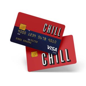 chill card sticker