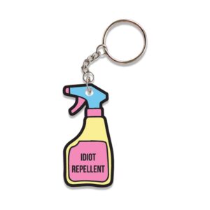 Idiot Repellent Keychain