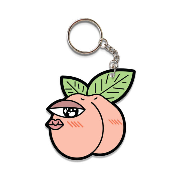 Cute Peach keychain