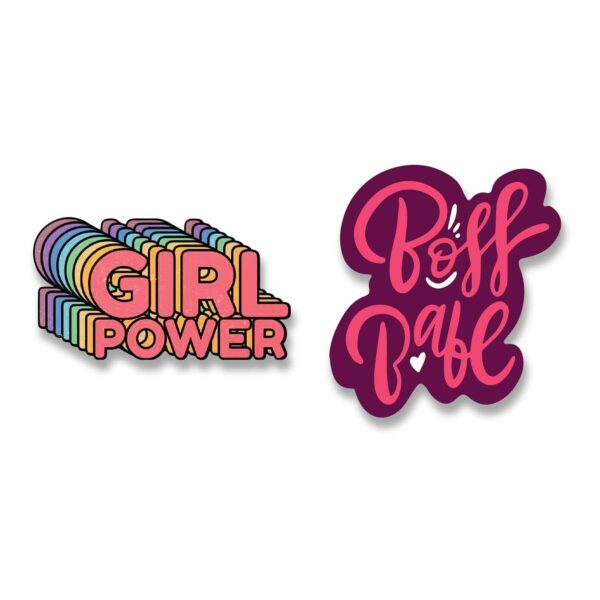 Girl power sticker
