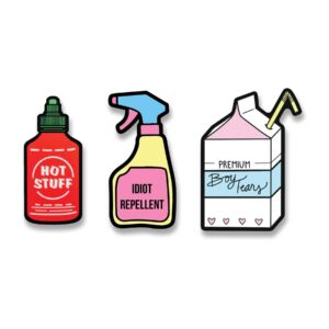 Hot stuff sticker