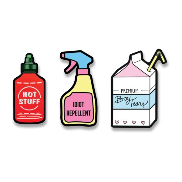 Hot stuff sticker