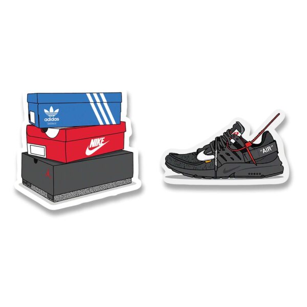 Nike off white black Air Sticker