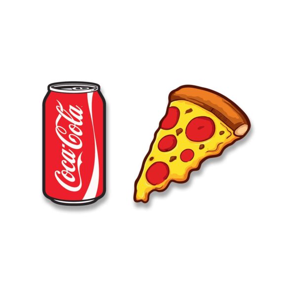 Pizza sticker