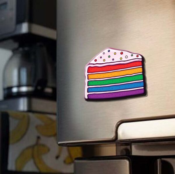 Rainbow cake Fridge magnet - Image 2