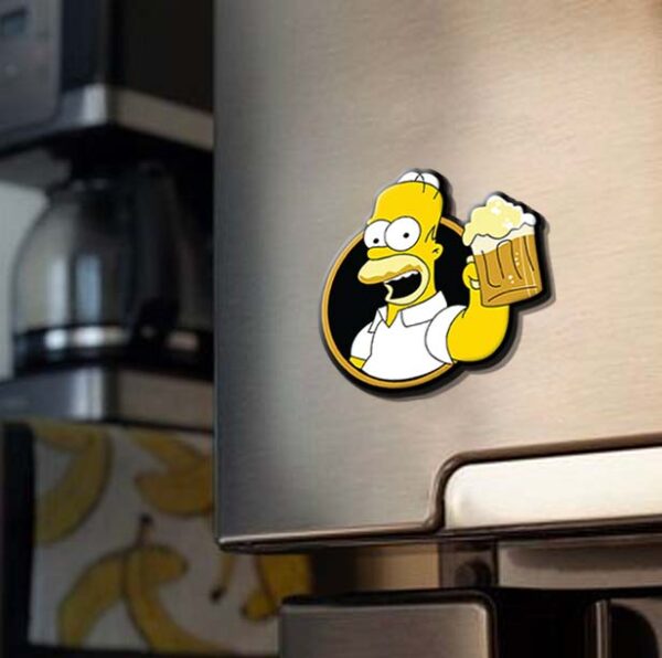 Homer Simpsons beer Fridge magnet - Image 2