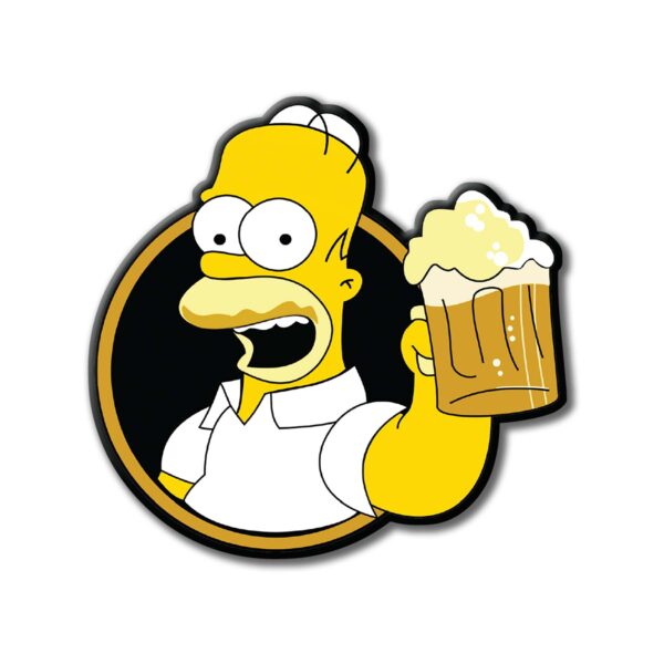 Homer Simpsons beer Fridge magnet