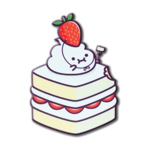 Strawberry shortcake Fridge magnet