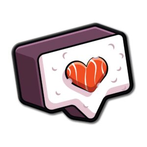 Sushi love Fridge magnet