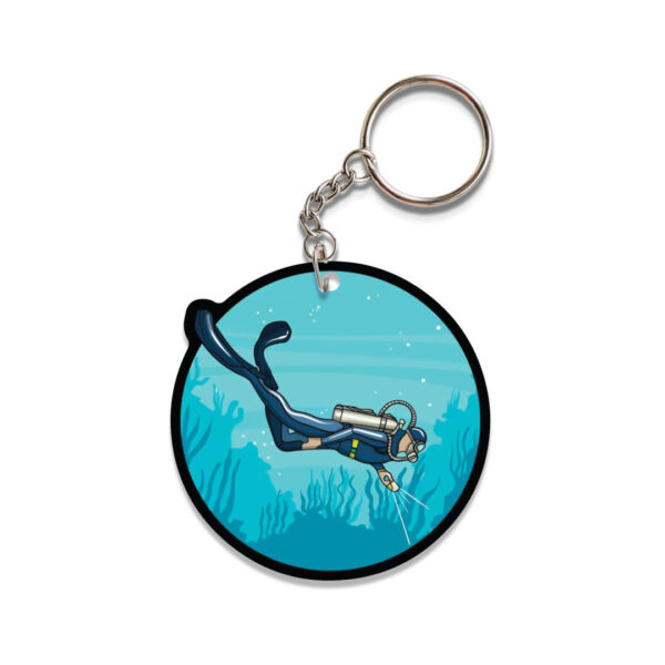 Scuba Keychain