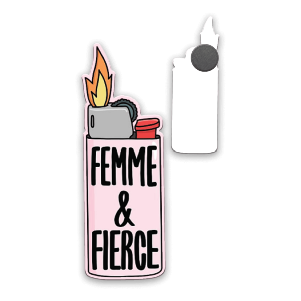 Fierce Lighter Fridge magnet