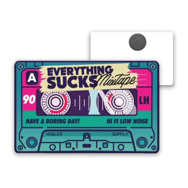 Everthing sucks Mixtape Fridge magnet