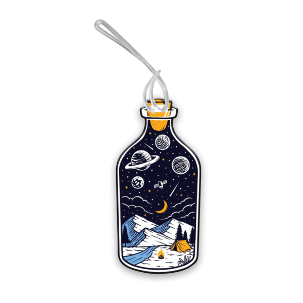 world in a bottle Luggage tags