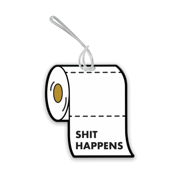 Shit happens Luggage tags