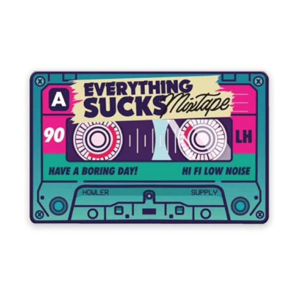 Everthing sucks Mixtape Lapel pin